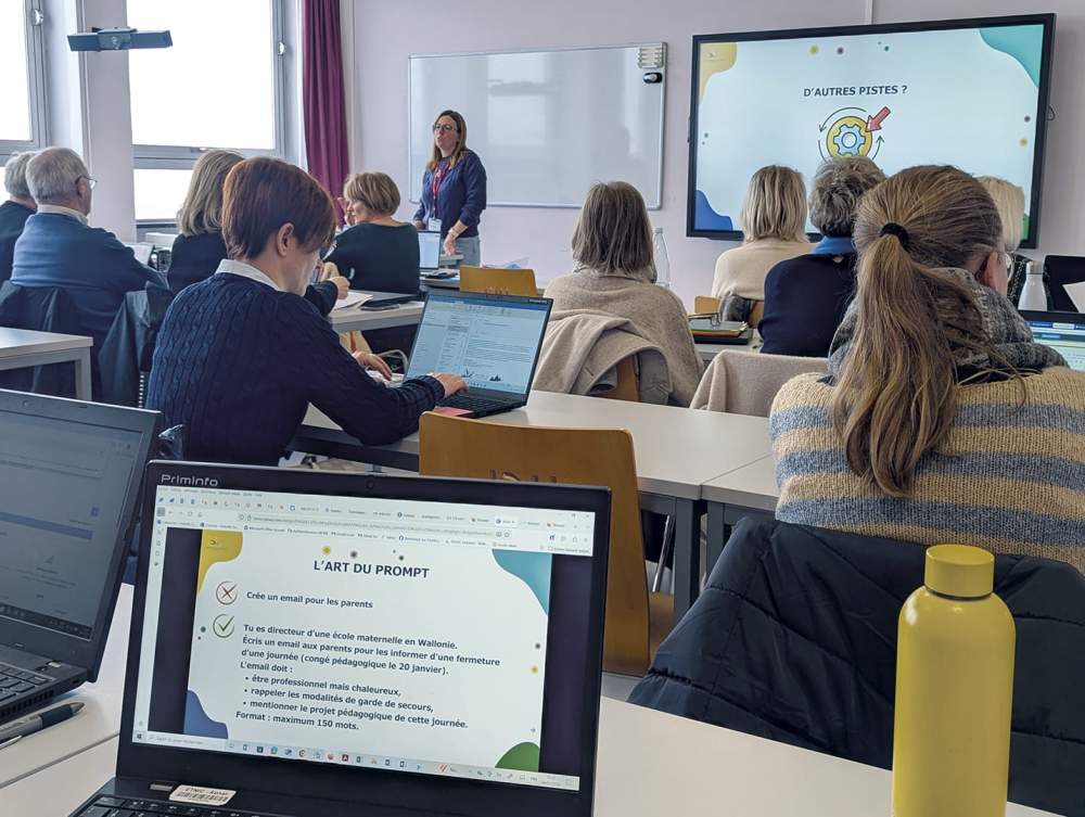 Un exemple d'atelier + de la matinée IA.