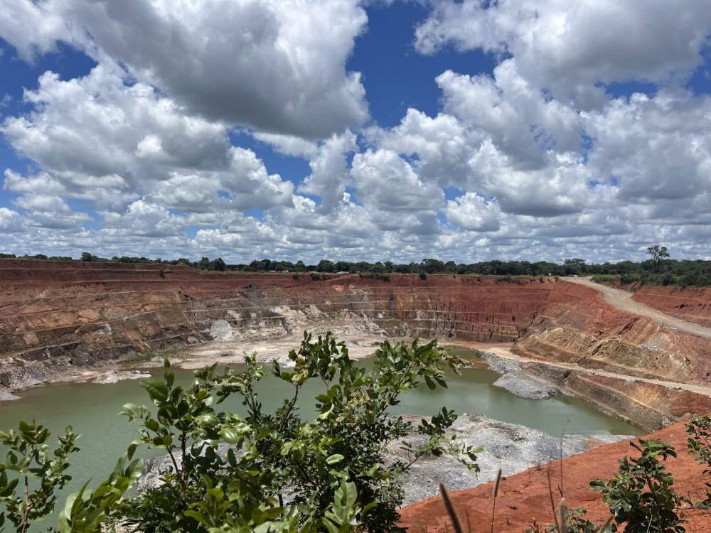 exploitation minière à ciel ouvert