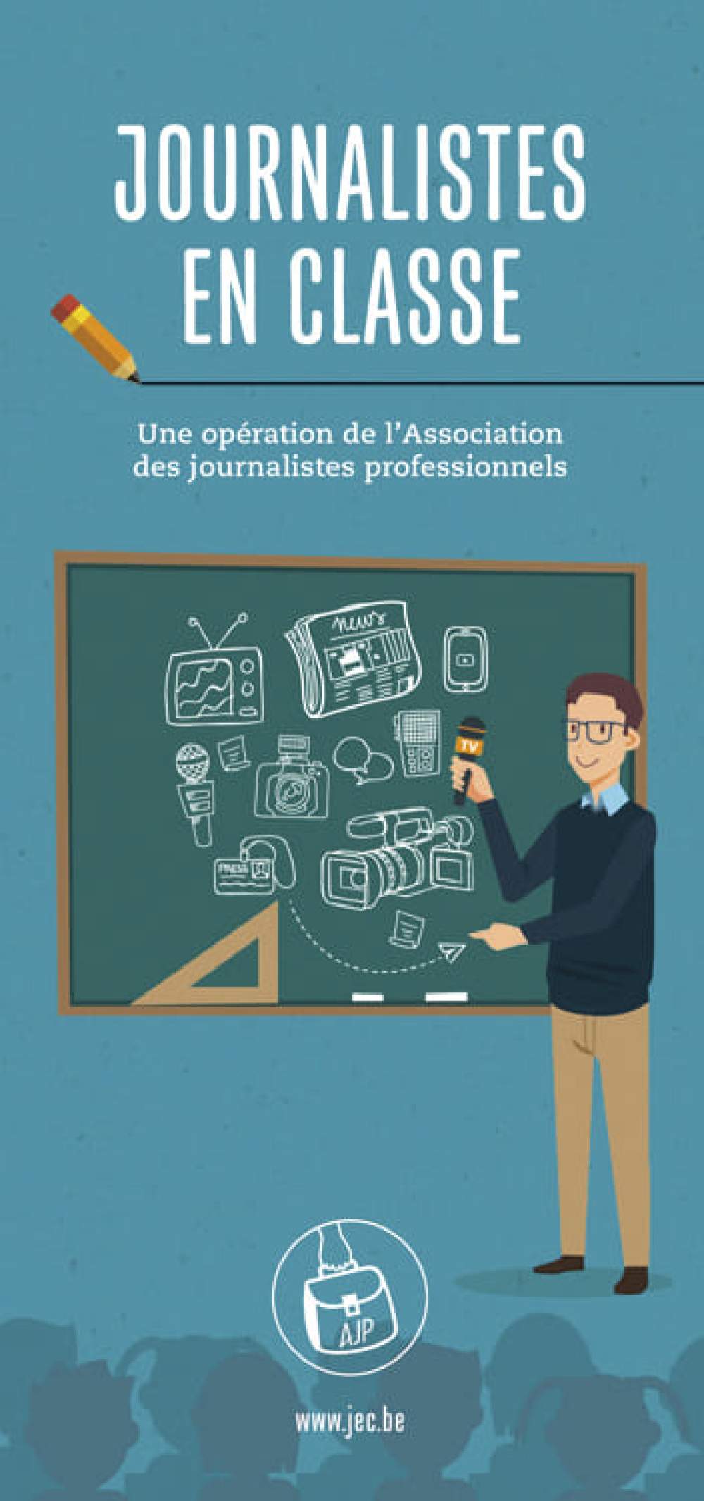 Couverture du livre "Journalistes en classe"