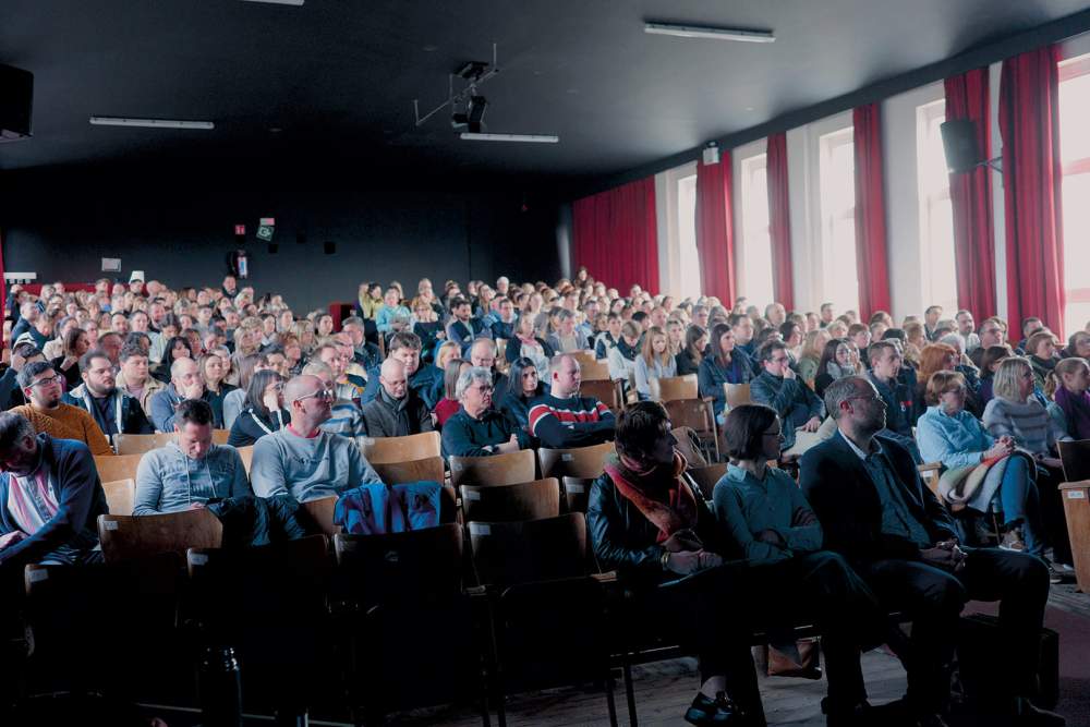 Une foule présente pour les ateliers tronc commun
