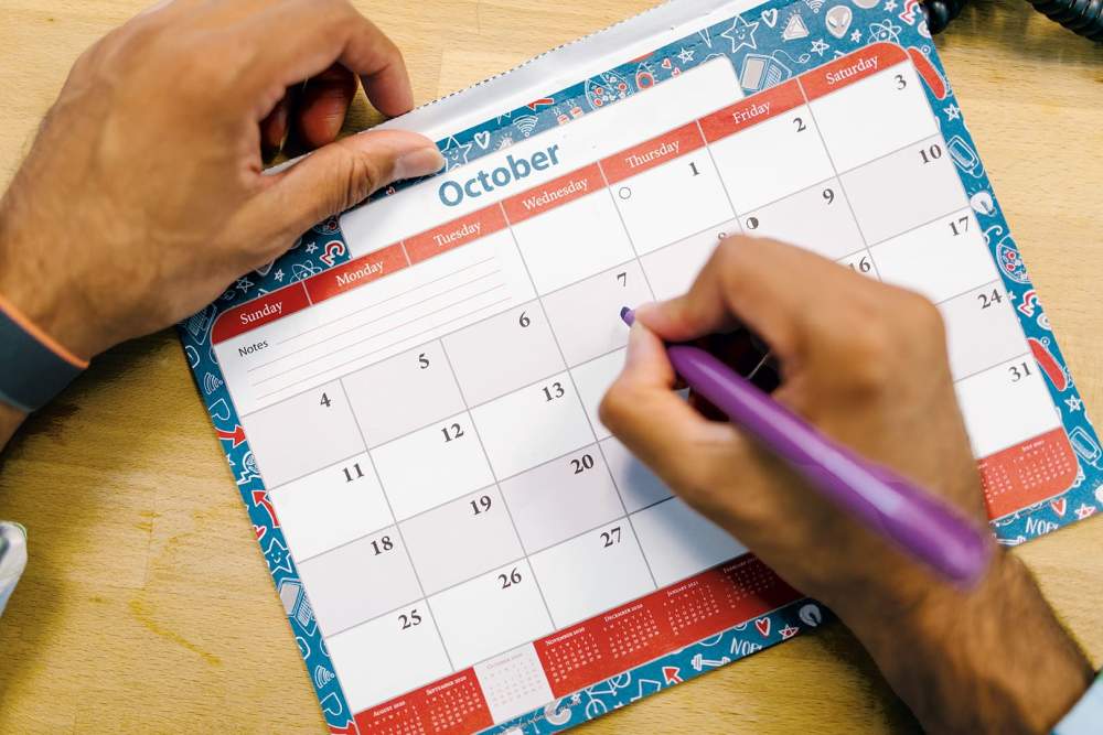 Un calendrier