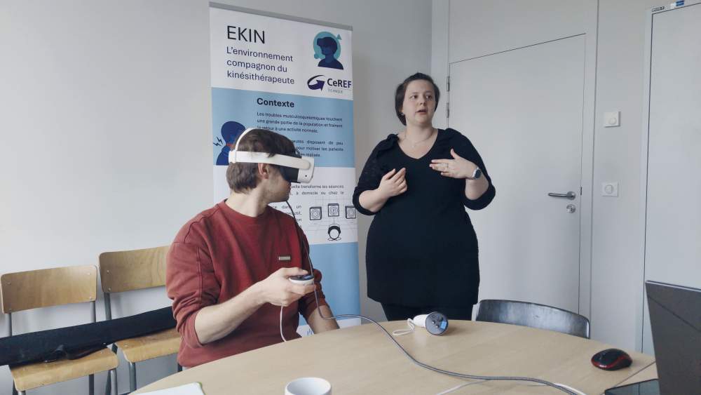 Charlotte Allard porte le projet de recherche EKIN.