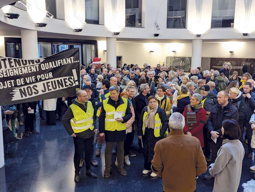 Manifestants mécontents